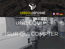 Tablet Screenshot of debiol-defosse.com